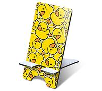 Destination Vinyl Ltd 1 x 3mm MDF Mobile Phone Stand - Yellow Rubber Ducks Duckling Wooden Stand Holder for Mobile Phone, Smartphone #2078