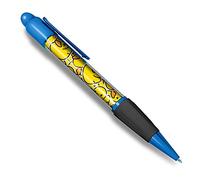 Destination Vinyl Ltd 1 x Blue Ballpoint Pen (Black Ink) - Yellow Rubber Ducks Duckling #2078