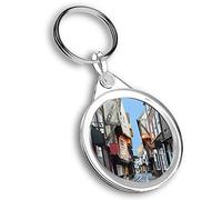 Destination Vinyl ltd 1 x Round Photo Keyring The Shambles York England Travel |Keychain|Keyring|Charm| #53480