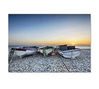 Destination Vinyl ltd 1x Art Print 6x4 Chesil Cove Portland Bill Dorset Beach Greeting Mini Poster 15 X 10 cm 280gsm Satin Gloss Photo Paper #50496