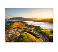 Destination Vinyl Ltd 1x Art Print 6x4 Derwentwater from Catbells Lake District Greeting Mini Poster 15 X 10 cm 280gsm Satin Gloss Photo Paper #50749