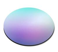 Destination Vinyl Ltd Abstract Mint Green Purple Ombre - Flexible Round 5mm Rubber Mouse Mat Pad Office Home Novelty Printed Desk Accessory 21088