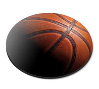 Destination Vinyl Ltd Basketball Sports Ball - Flexible Round 5mm Rubber Mouse Mat Pad Office Home Novelty Printed Desk Accessory 3083
