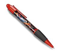 Destination Vinyl Ltd Beautiful and comfortable Red Ballpoint Pen (Black Ink) - Koi Carp Pond Fish Japanese #21766