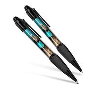 Destination Vinyl ltd Beautiful and comfortable Set of 2 Matching Pens - Cyprus Bridge of Lovers Beach #3224