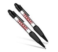 Destination Vinyl Ltd Beautiful and comfortable Set of 2 Matching Pens - Welcome To Texas Lone Star State USA #6122