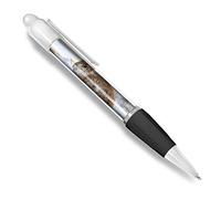 Destination Vinyl ltd Beautiful and comfortable White Ballpoint Pen(Black Ink) - Mountain Hare Cairngorms Scotland Rabbit #45796