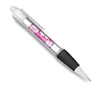 Destination Vinyl ltd Beautiful and comfortable White Ballpoint Pen(Black Ink) - Pink Miami Florida USA America #5829