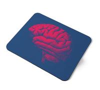 Destination Vinyl ltd Brain Psychology Mental Health Flexible Rectangle 5mm Rubber Mouse Mat Pad Office Home Novelty Printed Desk Accessory #50372