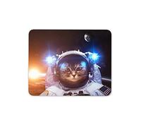 Destination Vinyl Ltd Cat Astronaut Mouse Mat Pad - Funny Cats Joke Mum Sister PC Computer #8417