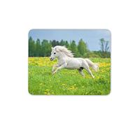 Destination Vinyl Ltd Cheeky White Pony Mouse Mat Pad - Shetland Horse Kids Girls Computer #15661