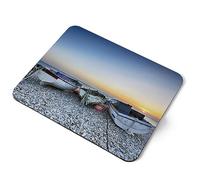 Destination Vinyl ltd Chesil Cove Portland Bill Dorset Beach Flexible Rectangle 5mm Rubber Mouse Mat Pad Office Home Novelty Printed Desk Accessory #50496