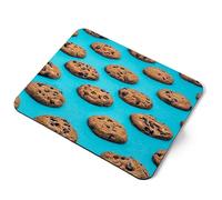 Destination Vinyl ltd Chocolate Chip Cookies Cookie Flexible Rectangle 5mm Rubber Mouse Mat Pad Office Home Novelty Printed Desk Accessory #50516
