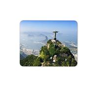 Destination Vinyl Ltd Christ the Redeemer Mouse Mat Pad - Rio Brazil Corcovado Fun Gift Computer #8910