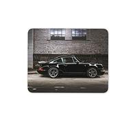 Destination Vinyl Ltd Classic Black Sports Car Mouse Mat Pad - 911 Men's Dad Computer #14899