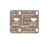 Destination Vinyl Ltd Coffee Styles Mouse Mat Pad - Shop Cafe Restaurant Mug Beans Computer #8816