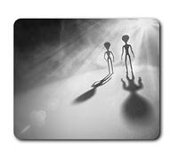 Destination Vinyl Ltd Creepy Alien UFO Men Aliens Mouse Mat Pad Computer PC Laptop Gaming Office Home Desk Accessory Gadget #42467