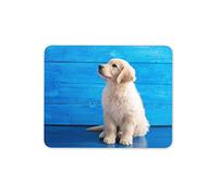 Destination Vinyl Ltd Cute Golden Retriever Puppy Mouse Mat Pad - Dog Labrador Computer #15837