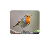 Destination Vinyl Ltd Cute Red Robin Mouse Mat Pad - Bird Birds Garden Wildlife Computer #15494