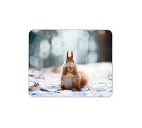 Destination Vinyl Ltd Cute Red Squirrel Mouse Mat Pad - Forest Forrest Wild Animal PC Computer #8491