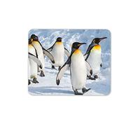 Destination Vinyl Ltd Emperor Penguin March Mouse Mat Pad - Happy Snowy Feet Fun Computer #15722