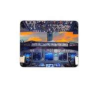 Destination Vinyl Ltd Flight Deck Aeroplane Cockpit Mouse Mat Pad - Commercial Computer #16297
