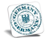 Destination Vinyl ltd Fridge Magnet - Germany German Travel Stamp 4620