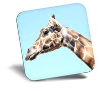 Destination Vinyl ltd Fridge Magnet - Giraffe Head Wild African Animals 21596