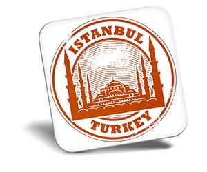 Destination Vinyl ltd Fridge Magnet - Istanbul Turkey Architecture Travel 5395
