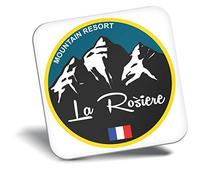 Destination Vinyl ltd Fridge Magnet - La Rosiere Ski Snowboard Resort France 5342