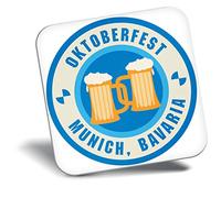 Destination Vinyl ltd Fridge Magnet - Oktoberfest Munich Bavaria 4232