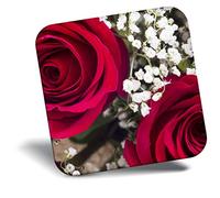 Destination Vinyl Ltd Fridge Magnet - Red Roses Bouquet Wedding Valentine 16722