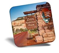 Destination Vinyl Ltd Fridge Magnet - Zion National Park Sign Utah America USA 24469