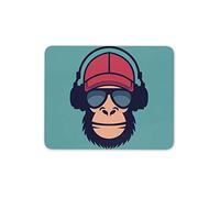 Destination Vinyl Ltd Funky Monkey Music Maker Mouse Mat Pad - DJ Chimp Dance Stereo Fun #14692
