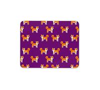 Destination Vinyl Ltd Funky Shiba Inu Dog Mouse Mat Pad - Puppy Japanese Purple Computer #15544