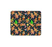 Destination Vinyl Ltd Gingerbread Man Festive Mouse Mat Pad - Christmas Fun Computer #14412