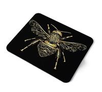 Destination Vinyl Ltd Golden Bumble Bee Sketch Flexible Rectangle 5mm Rubber Mouse Mat Pad Office Home Novelty Printed Desk Accessory #51044