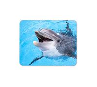 Destination Vinyl Ltd Happy Dolphin Sea Life Mouse Mat Pad - Smart Ocean Life Computer #14574
