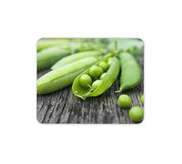 Destination Vinyl Ltd Healthy Green Pea Pods Mouse Mat Pad - Vegetable Food Diet Cafe Peas #15072