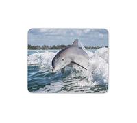 Destination Vinyl Ltd Jumping Dolphin Mouse Mat Pad - Dolphins Sea Wave Surf Fun Computer #14237