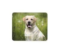 Destination Vinyl Ltd Labrador Dog Mouse Mat Pad - Golden Retriever White Yellow Lab 15037