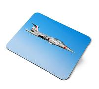 Destination Vinyl Ltd Lockheed F-104 Starfighter Jet Airplane Plane Flexible Rectangle 5mm Rubber Mouse Mat Pad Office Home Novelty Printed Desk Accessory #51358