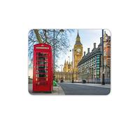 Destination Vinyl Ltd London Big Ben Red Phone Box Mouse Mat Pad - England Fun Computer #16075