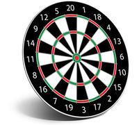 Destination Vinyl Ltd Magnet for Refrigerator, Fridge - Dart Board Darts Game for Office, Cabinet and Whiteboard, Magnetic Stickers, 4643