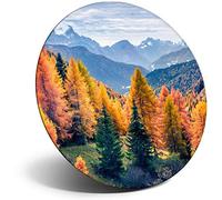 Destination Vinyl ltd Magnet for Refrigerator, Fridge - Italian Dolomite Mountains Italy Ski for Office, Cabinet and Whiteboard, Magnetic Stickers, 21468