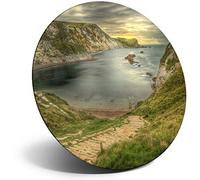 Destination Vinyl ltd Magnet for Refrigerator, Fridge - Man O War Cove Jurassic Coast England for Office, Cabinet and Whiteboard, Magnetic Stickers, 16119