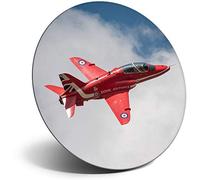 Destination Vinyl ltd Magnet for Refrigerator, Fridge - Red Arrows Plane RAF for Office, Cabinet and Whiteboard, Magnetic Stickers, 14551