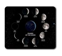 Destination Vinyl Ltd Moon Phases Space Planet NASA Mouse Mat Pad Computer PC Laptop Gaming Office Home Desk Accessory Gadget 8145
