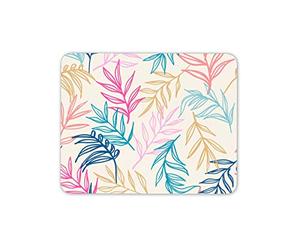 Destination Vinyl Ltd Multi Coloured Arty Leaf Pattern Mouse Mat Pad - Girl Fun Computer #14751