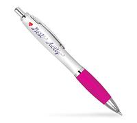 Destination Vinyl ltd Name - BEST AUNTY - Pink Ballpoint Pen Calligraphy Love Heart #208759